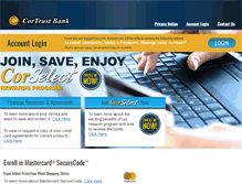 Tablet Screenshot of cortrustbankcc.com